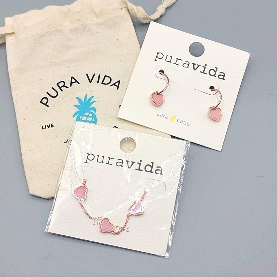 New Pura Vida Bracelet Earrings 27$